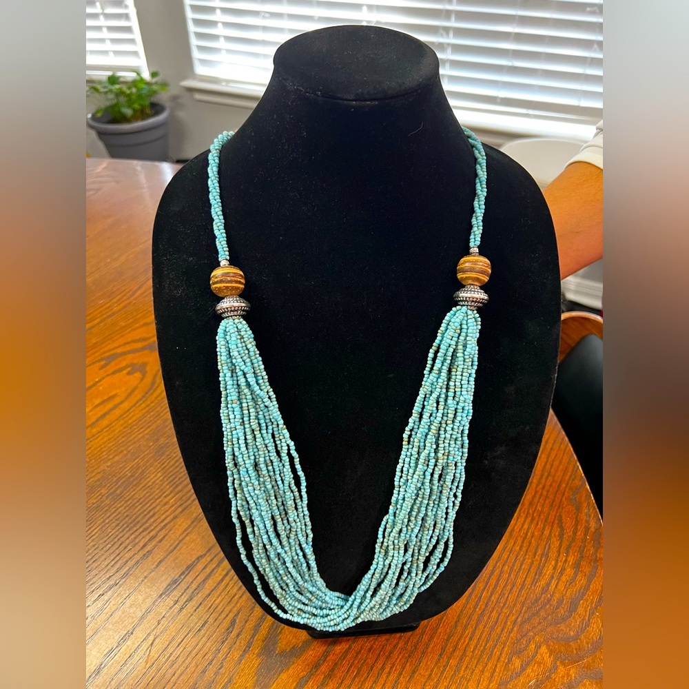 Turquoise Beaded Necklace